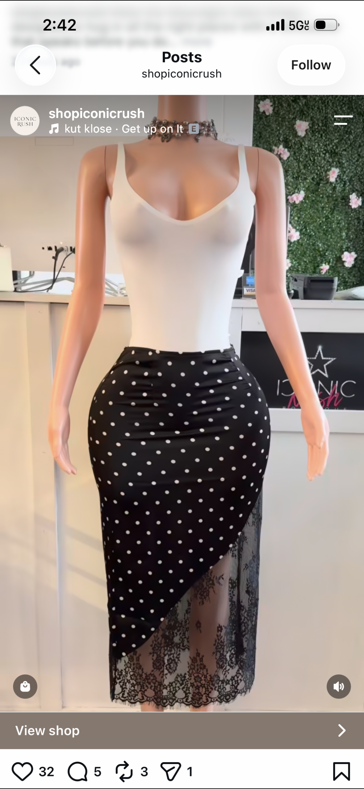Lace Affair Skirt