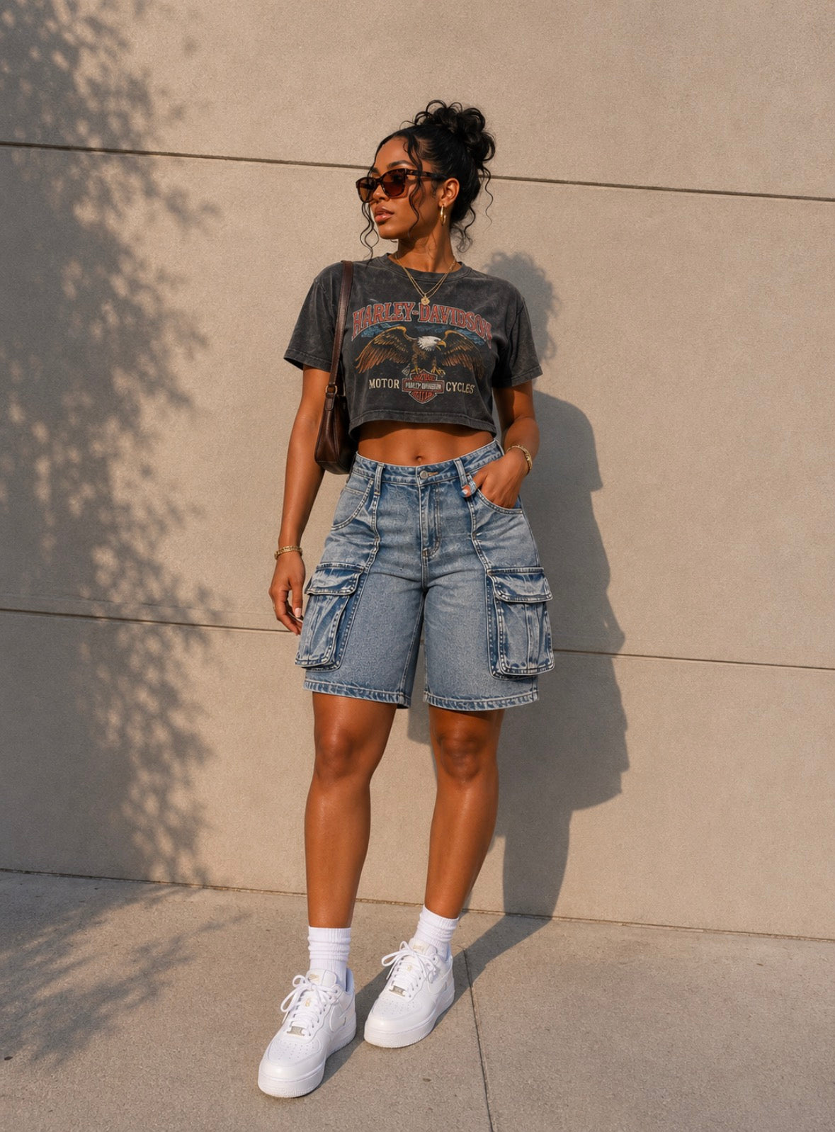 Utility baddie shorts