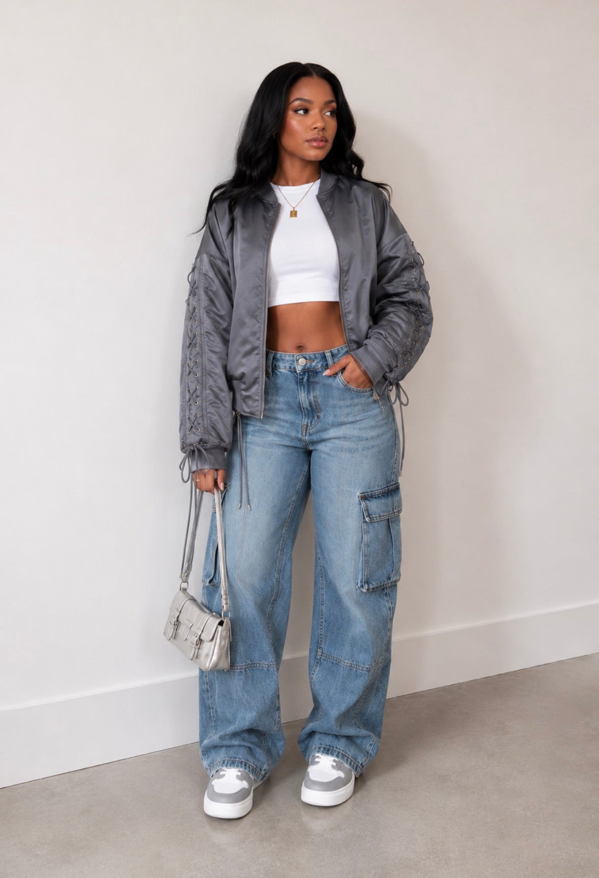 Lace me up bomber