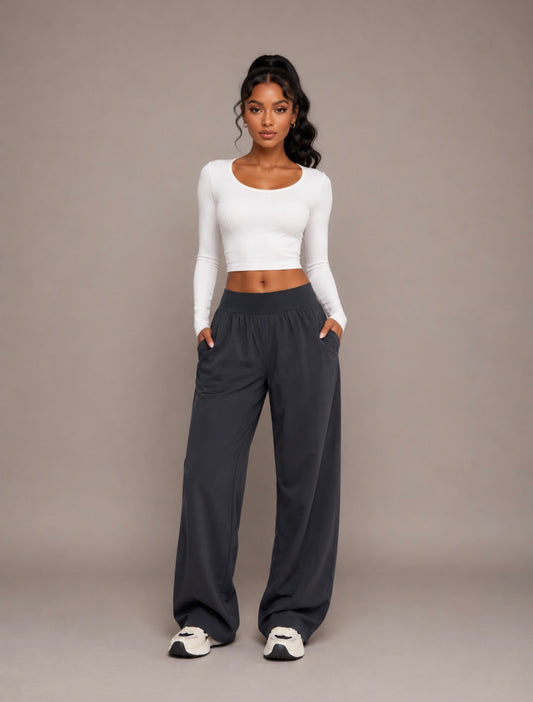 Elastic waist  pants
