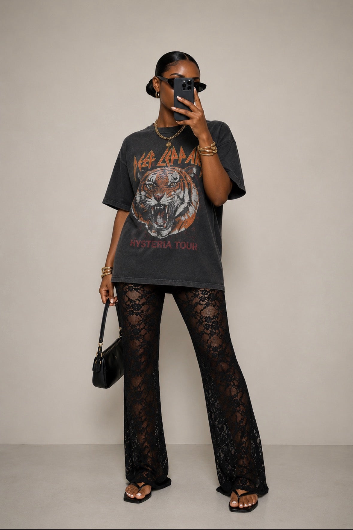 Lace affair pants