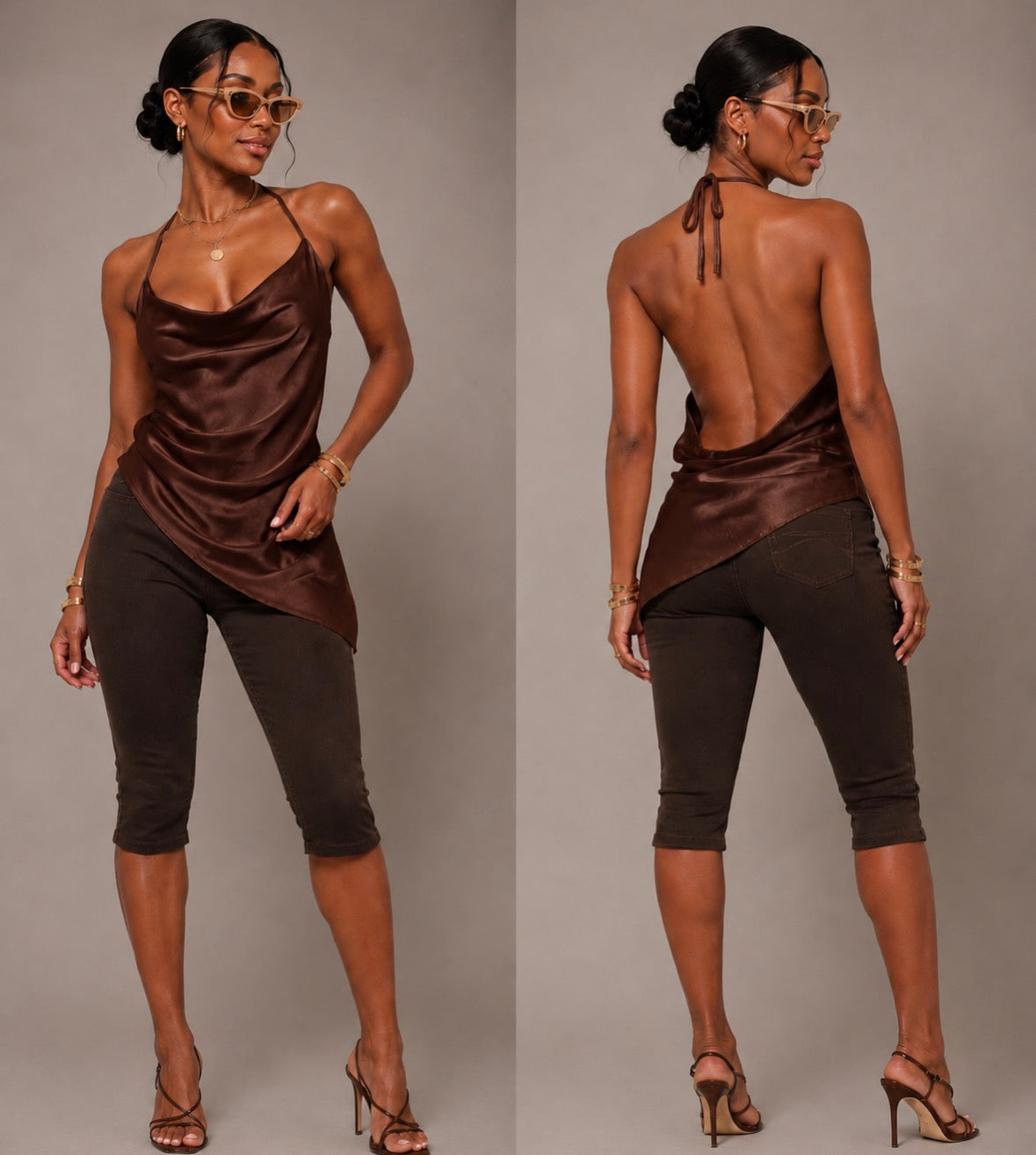 Allure Satin Halter