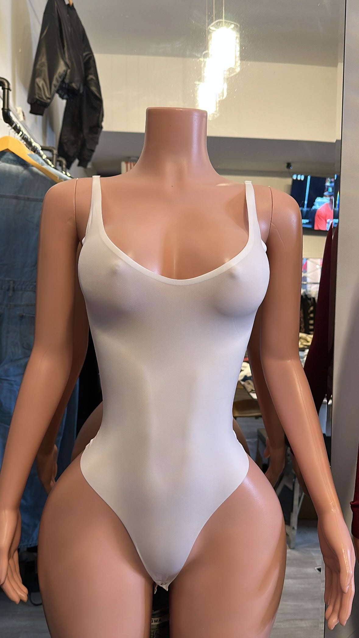Smooth thong bodysuit